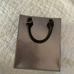 Louis Vuitton Monogram Vernis Sac Plat Petit